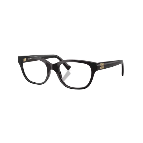 Óculos de Grau Miu Miu 0MU 07ZV 1AB1O154 Acetato Preto