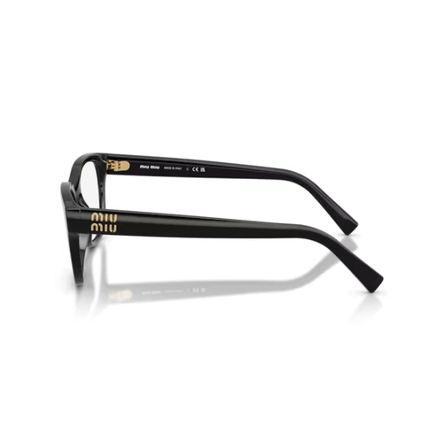 Óculos de Grau Miu Miu 0MU 07ZV 1AB1O154 Acetato Preto
