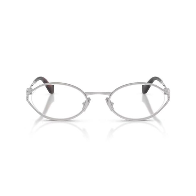 Óculos de Grau Miu Miu 0MU 53ZV 1BC1O151 Metal Cinza 2