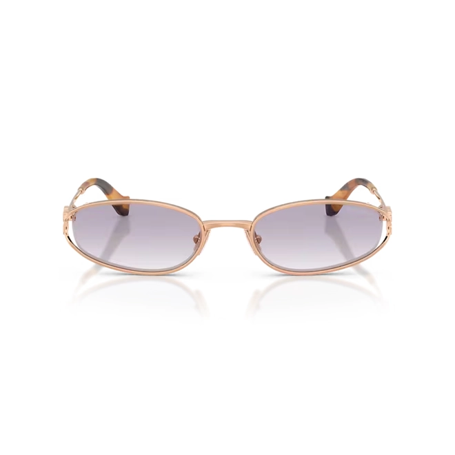 Óculos de Sol Miu Miu 0MU C51S ZVF04O54 Metal Rose com lentes na cor Cinza Degradê 2