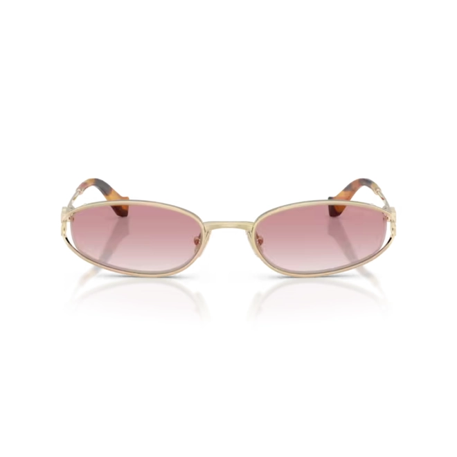 Óculos de Sol Miu Miu 0MU C51S ZVN70O54 Metal Dourado com lentes na cor Rosa Degradê 2