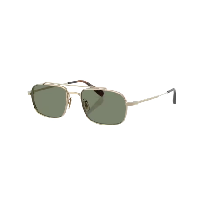 Óculos de Sol Oliver Peoples 0OV1382ST 50355252 Metal Dourado com lentes na cor Verde 1