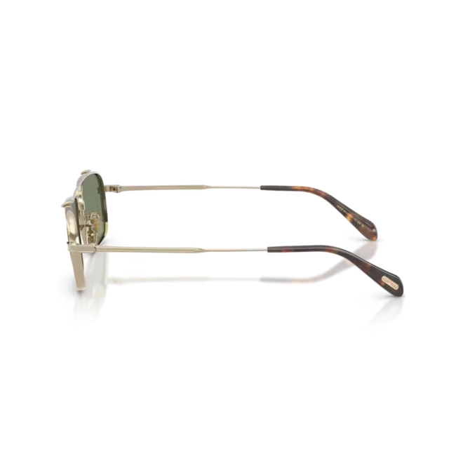 Óculos de Sol Oliver Peoples 0OV1382ST 50355252 Metal Dourado com lentes na cor Verde 4