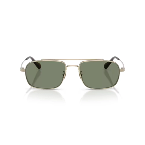 Óculos de Sol Oliver Peoples 0OV1382ST 50355252 Metal Dourado com lentes na cor Verde