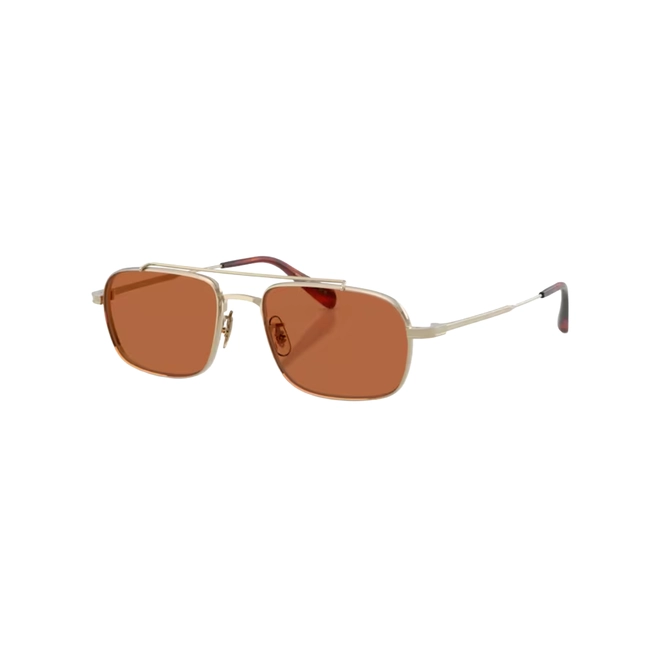 Óculos de Sol Oliver Peoples 0OV1382ST 50355352 Metal Dourado com lentes na cor Laranja 1
