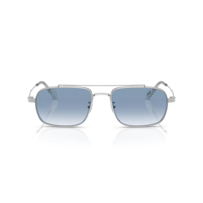 Óculos de Sol Oliver Peoples 0OV1382ST 50363F52 Metal Prateado com lentes na cor Azul Degradê 2
