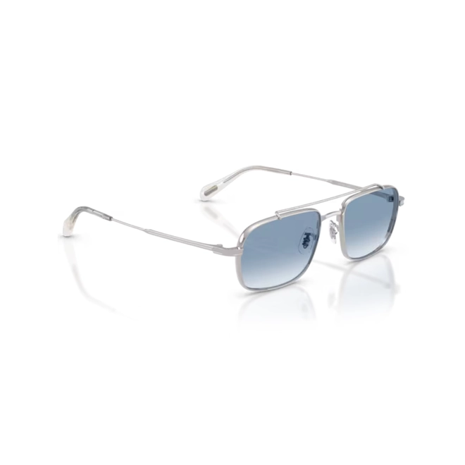 Óculos de Sol Oliver Peoples 0OV1382ST 50363F52 Metal Prateado com lentes na cor Azul Degradê 3