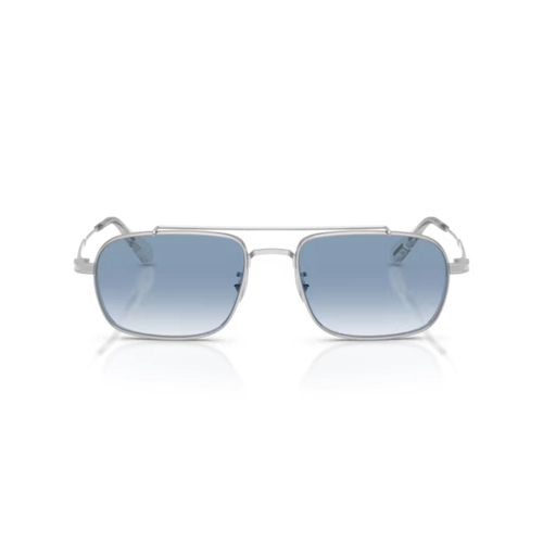 Óculos de Sol Oliver Peoples 0OV1382ST 50363F52 Metal Prateado com lentes na cor Azul Degradê