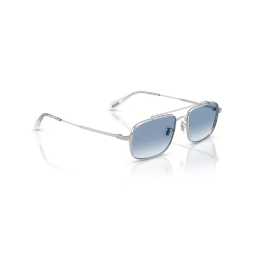 Óculos de Sol Oliver Peoples 0OV1382ST 50363F52 Metal Prateado com lentes na cor Azul Degradê