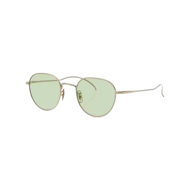 Óculos de Sol Oliver Peoples 0OV1383T 5035 47 Titânio Dourado com lentes Demonstrativas Verde 1
