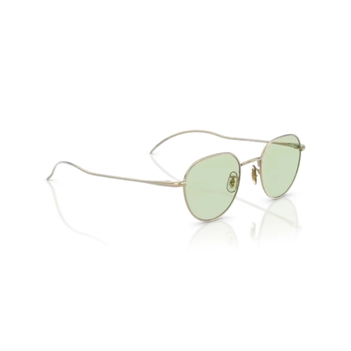 Óculos de Sol Oliver Peoples 0OV1383T 5035 47 Titânio Dourado com lentes Demonstrativas Verde