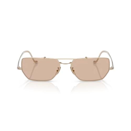 Óculos de Sol Oliver Peoples X Jil Sander 0OV1385ST 53485355 Titânio Dourado com lentes na cor Marrom Claro