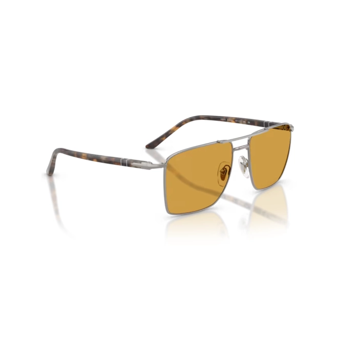 Óculos de Sol Persol 0PO1031S 513/5357 Aço Chumbo com lentes na cor Marrom 3