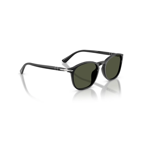 Óculos de Sol Persol 0PO3007SX 95/31 52 Acetato Preto com lentes na cor Verde