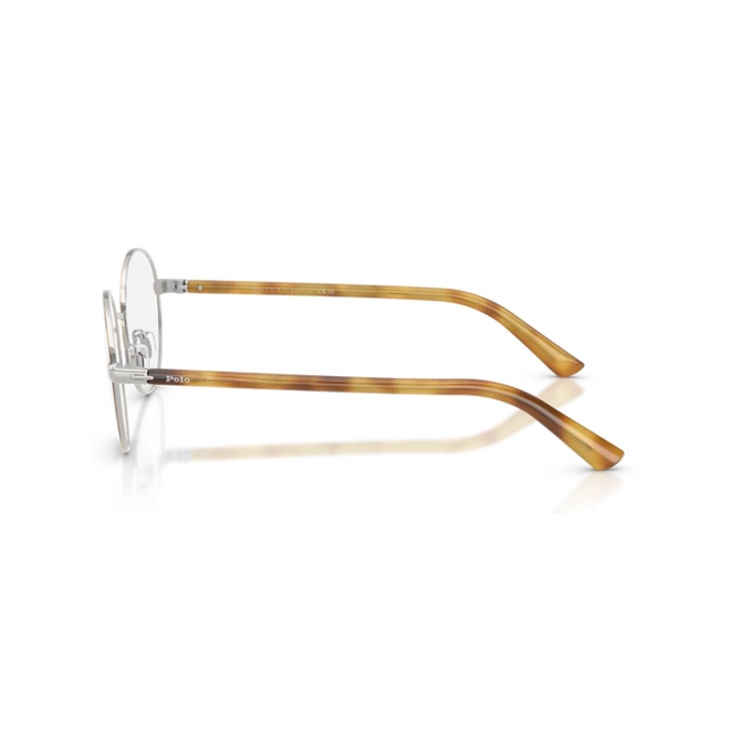 Óculos de Grau Polo Ralph Lauren 0PH1248 9205 50 Metal Prata e Marrom Mesclado 3