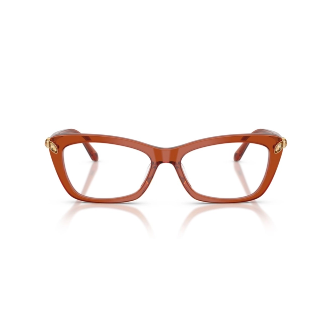 Óculos de Grau Swarovski 0SK2068U 1112 55 Acetato Caramelo Transparente 2