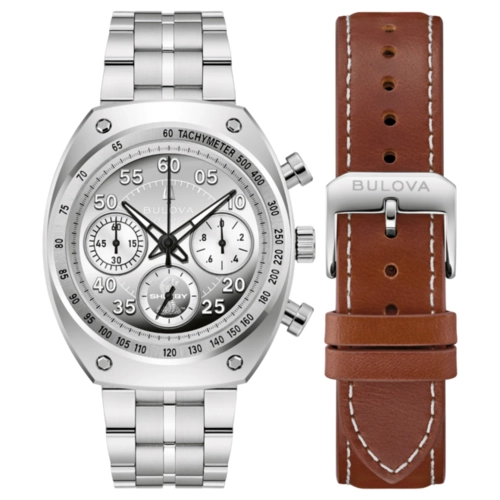 Relógio Bulova Racer Shelby Edição Limitada - 96K118 Prata