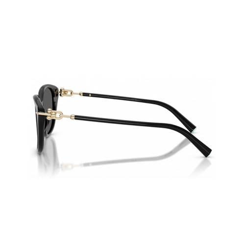 Óculos de Sol Tiffany 0TF4267 8001S454 Acetato Preto com lentes na cor Fumê