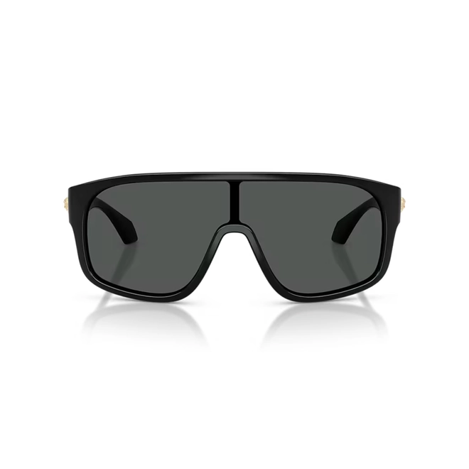Óculos de Sol Versace 0VE4526U GB1/8731 Acetato Preto com lentes na cor Cinza Escuro 2