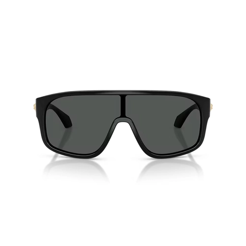 Óculos de Sol Versace 0VE4526U GB1/8731 Acetato Preto com lentes na cor Cinza Escuro