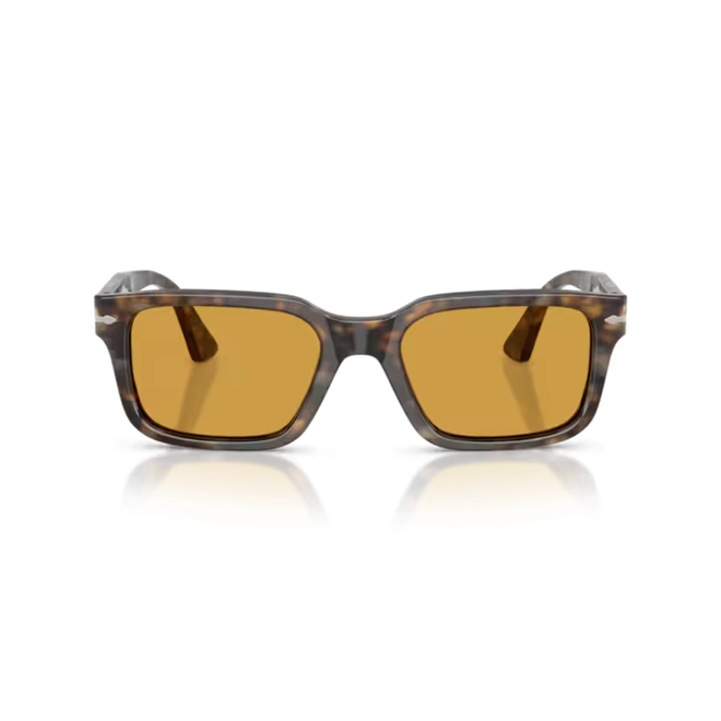 Óculos de Sol Persol 0PO3272S 12485353 Acetato Marrom Mesclado com lentes na cor Marrom 2