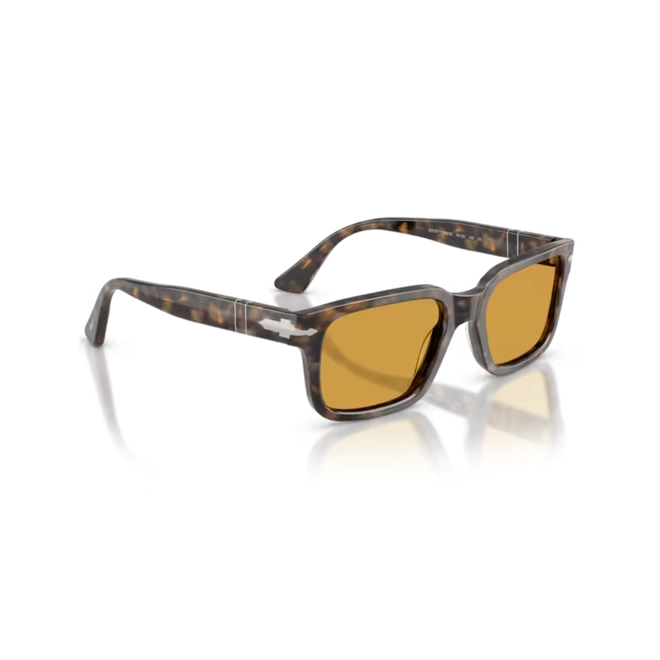 Óculos de Sol Persol 0PO3272S 12485353 Acetato Marrom Mesclado com lentes na cor Marrom 3