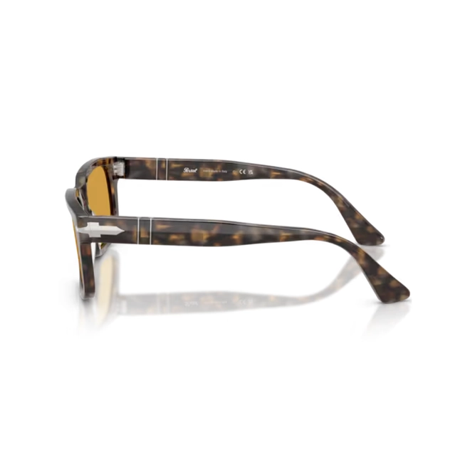 Óculos de Sol Persol 0PO3272S 12485353 Acetato Marrom Mesclado com lentes na cor Marrom 4