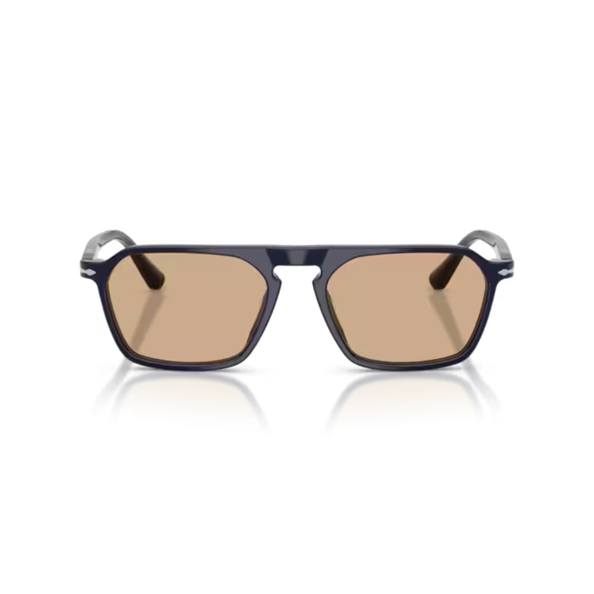 Óculos de Grau Persol 0PO3402V 1253 55 Acetato Azul Escuro com lentes Amarelo Demonstrativo 2