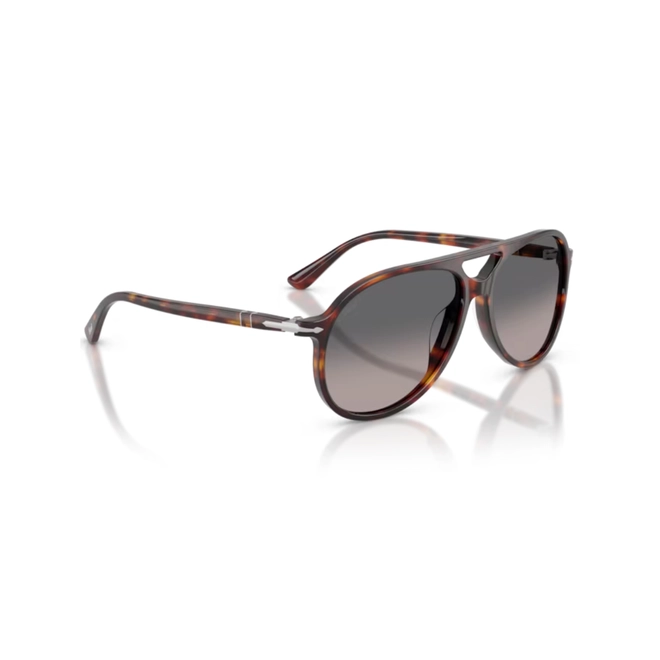 Óculos de Sol Persol 0PO3403S 24/M3 60 Acetato Marrom Mesclado com lentes na cor Cinza Degradê Polarizado 3
