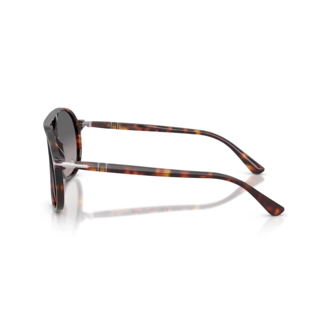 Óculos de Sol Persol 0PO3403S 24/M3 60 Acetato Marrom Mesclado com lentes na cor Cinza Degradê Polarizado 4
