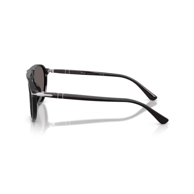 Óculos de Sol Persol 0PO3404S 95/B1 57 Acetato Preto com lentes na cor Cinza 4