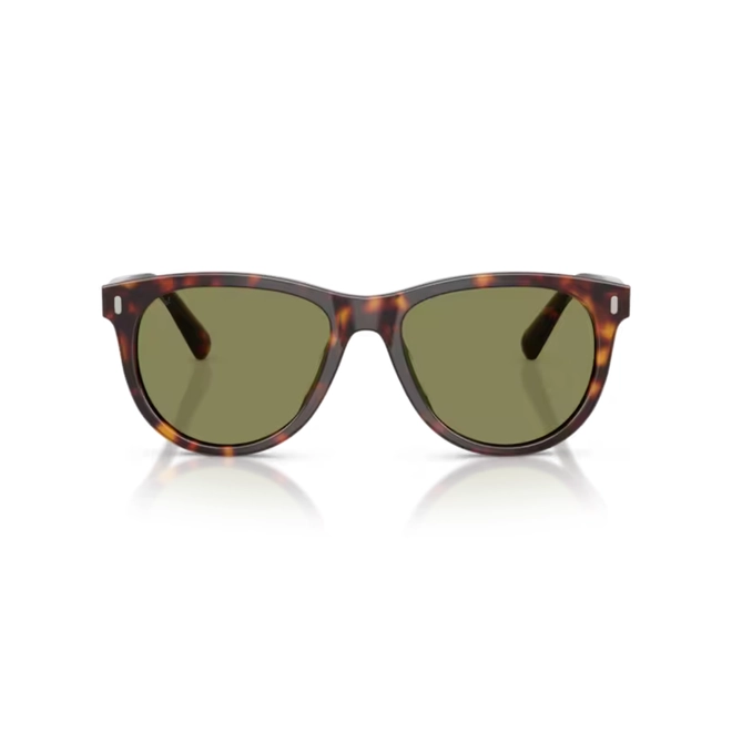 Óculos de Sol Persol 0PO3408S 24/4E 53 Acetato Marrom Mesclado com lentes na cor Verde 2