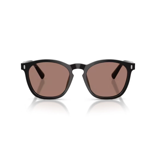 Óculos de Sol Persol 0PO3413S 95/B3 52 Acetato Preto com lentes na cor Marrom