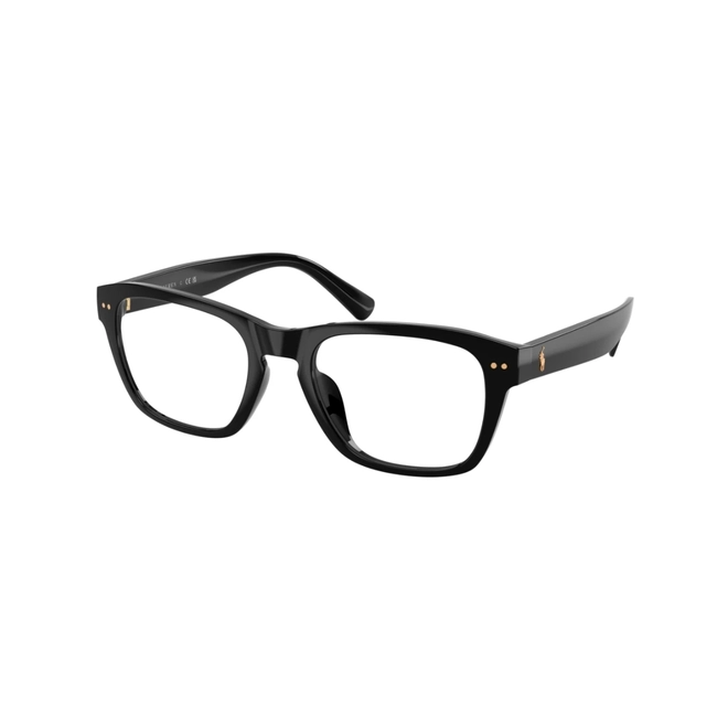 Óculos de Grau Polo Ralph Lauren 0PH4254U 50018753 Acetato Preto com Clip-On na cor Cinza e Marrom 1