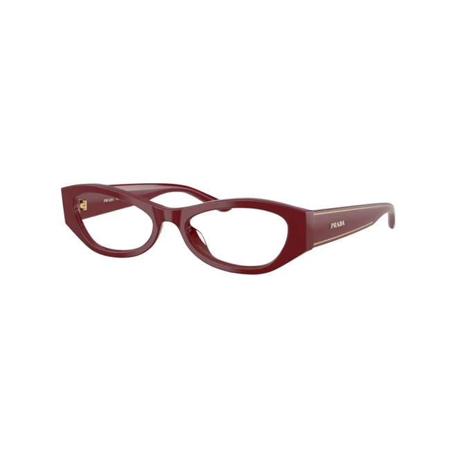 Óculos de Grau Prada 0PR D19VU 23L1O154 Acetato Vermelho 1