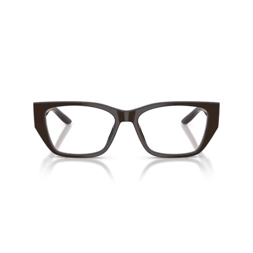 Óculos de Grau Prada 0PR D20V 27I1O155 Acetato Marrom Escuro