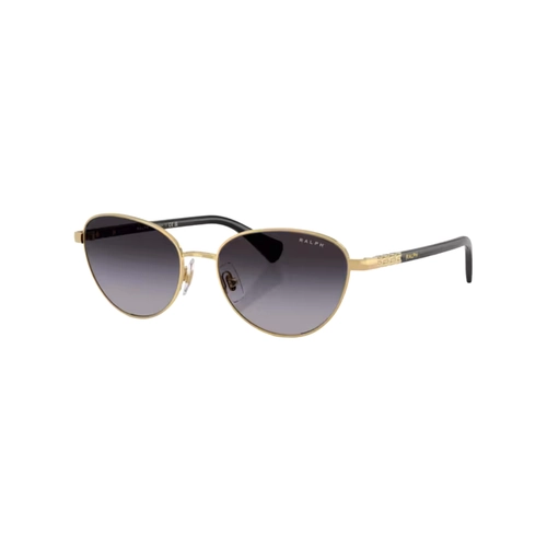 Óculos de Sol Ralph 0RA4150 90048G55 Metal Dourado com lentes na cor Cinza Degradê