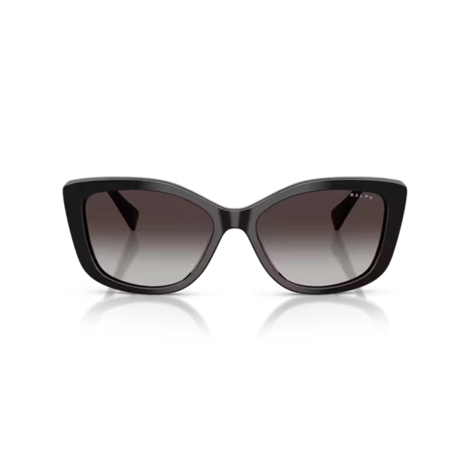 Óculos de Sol Ralph 0RA5358U 50018G56 Acetato Preto com lentes na cor Cinza Degradê 2