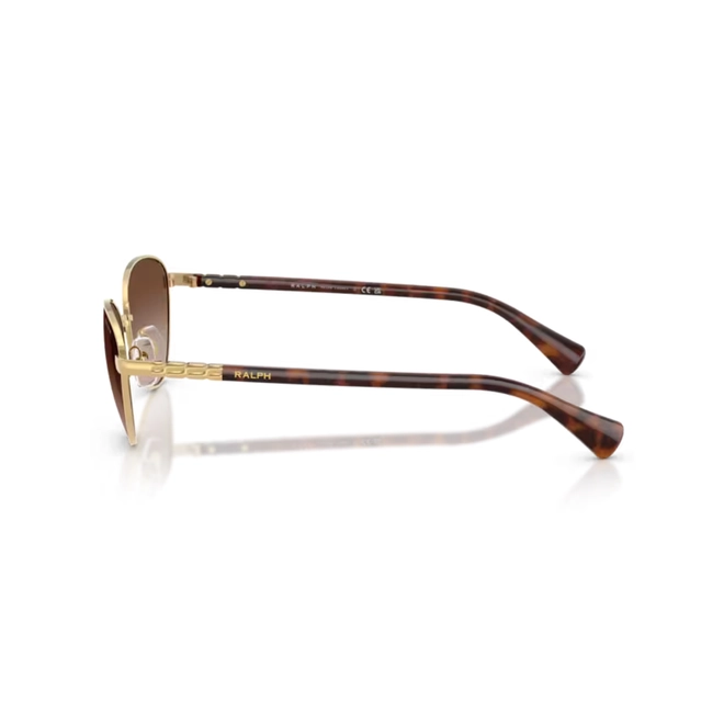 Óculos de Sol Ralph 0RA4150 90041355 Metal Dourado com lentes na cor Marrom Degradê 3
