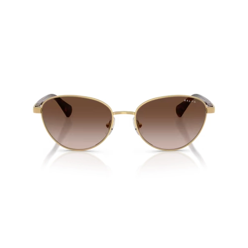 Óculos de Sol Ralph 0RA4150 90041355 Metal Dourado com lentes na cor Marrom Degradê