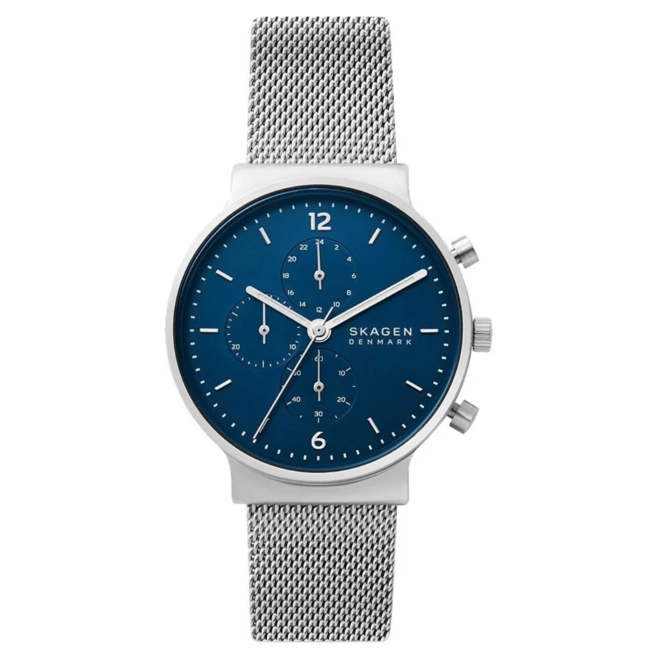 Relógio Skagen Ancher Cronógrafo - SKW6764B1 D2SX Azul 1