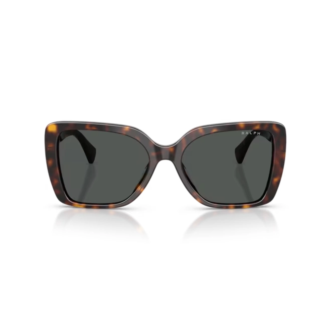 Óculos de Sol Ralph 0RA5356U 50038755 Acetato Marrom Mesclado com lentes na cor Cinza 2