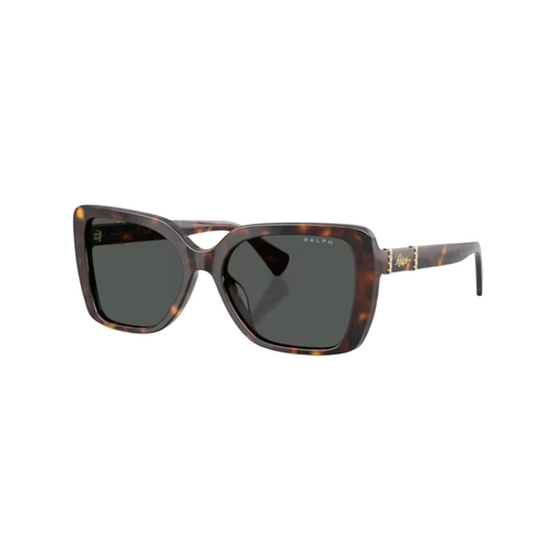Óculos de Sol Ralph 0RA5356U 50038755 Acetato Marrom Mesclado com lentes na cor Cinza