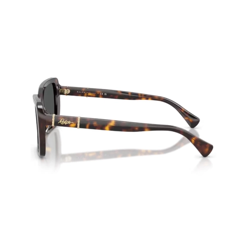 Óculos de Sol Ralph 0RA5356U 50038755 Acetato Marrom Mesclado com lentes na cor Cinza