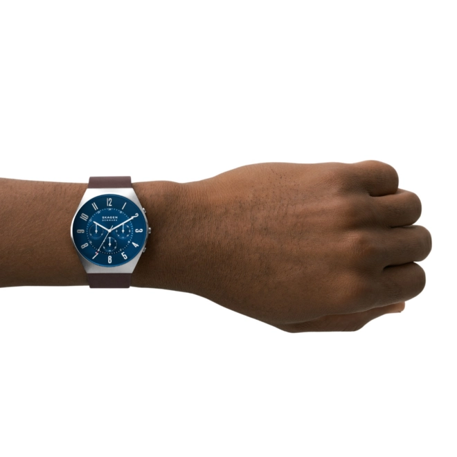 Relógio Skagen Grenen Cronógrafo - SKW6842B1 D2NX Azul 2