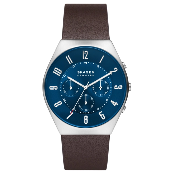 Relógio Skagen Grenen Cronógrafo - SKW6842B1 D2NX Azul 1