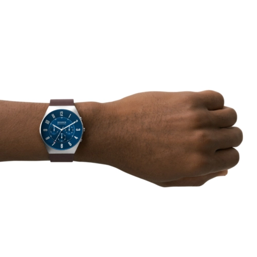 Relógio Skagen Grenen Cronógrafo - SKW6842B1 D2NX Azul