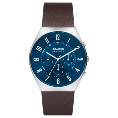 Relógio Skagen Grenen Cronógrafo - SKW6842B1 D2NX Azul
