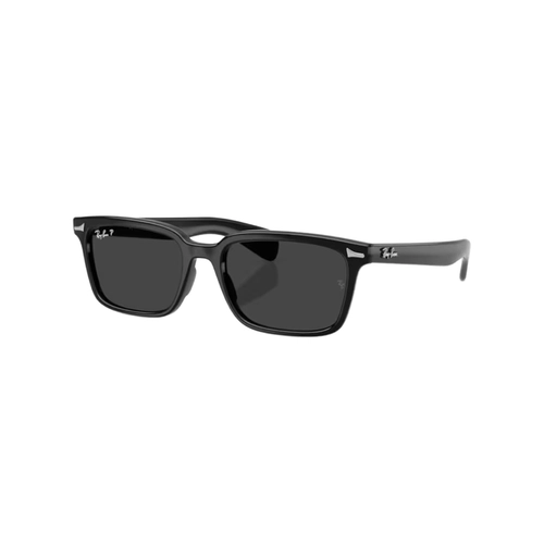 Óculos de Sol Ray-Ban Brunel 0RB2234 901/4856 Propionato Preto Polido com lentes na cor Preto Polarizado