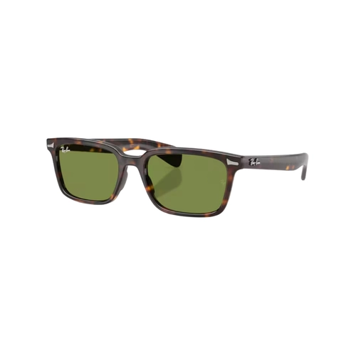 Óculos de Sol Ray-Ban Brunel 0RB2234 902/4E56 Propionato Marrom Mesclado com lentes na cor Verde